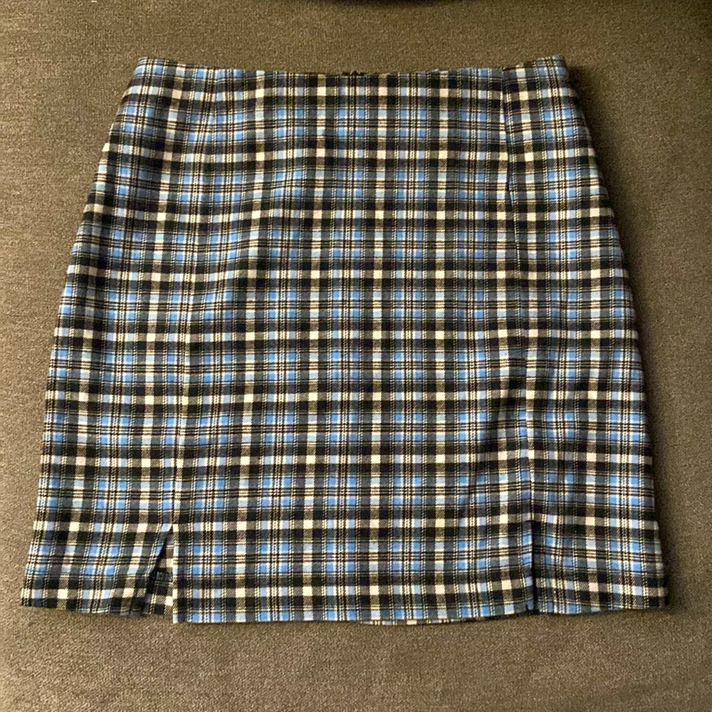 Blue Plaid Women’s Skirt